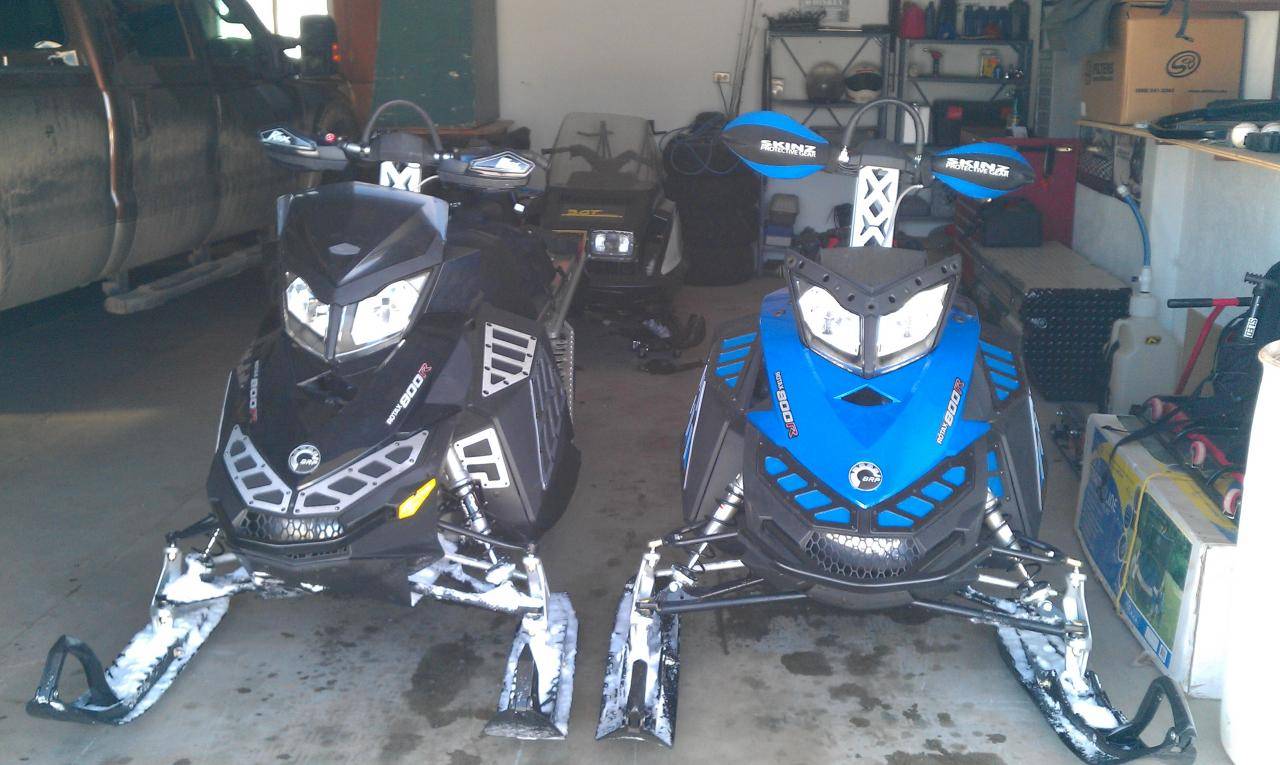 Mine and my riding buddy's xp' s