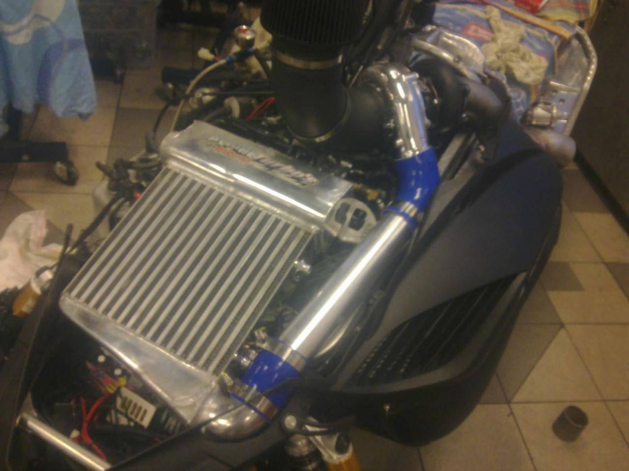 mine bilder 072 Bigger intercooler,sep westgate, comp turbo and KMS MD35