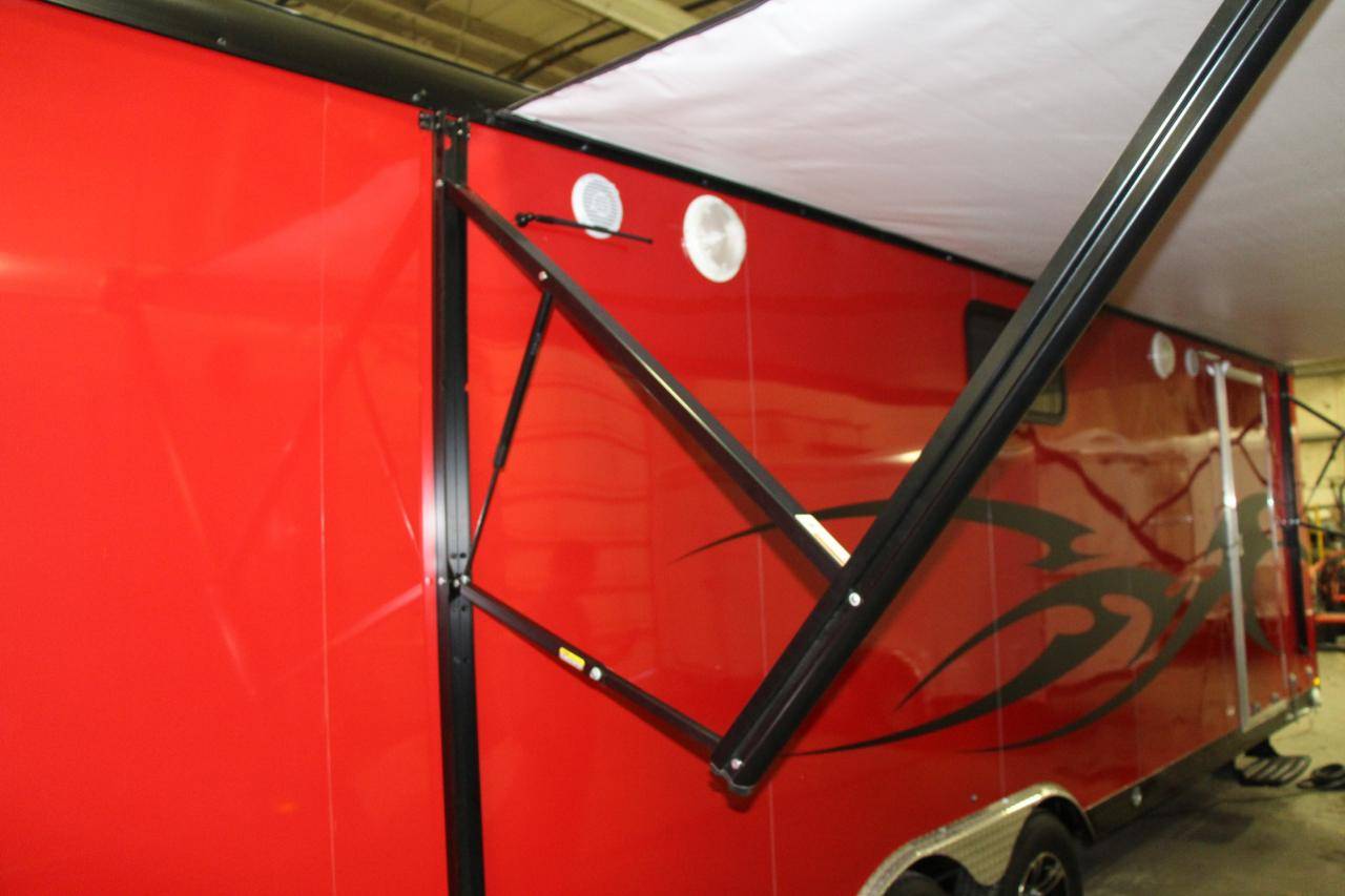 Mirage Xtreme Snowmobile Trailer highmark blackout edition awning