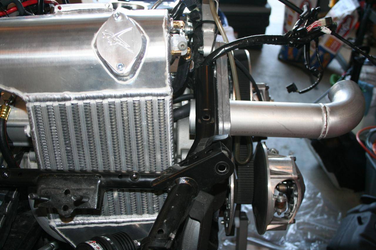 MPI Stage 1 Supercharger, Yamaha Nytro, Intercooler Installation