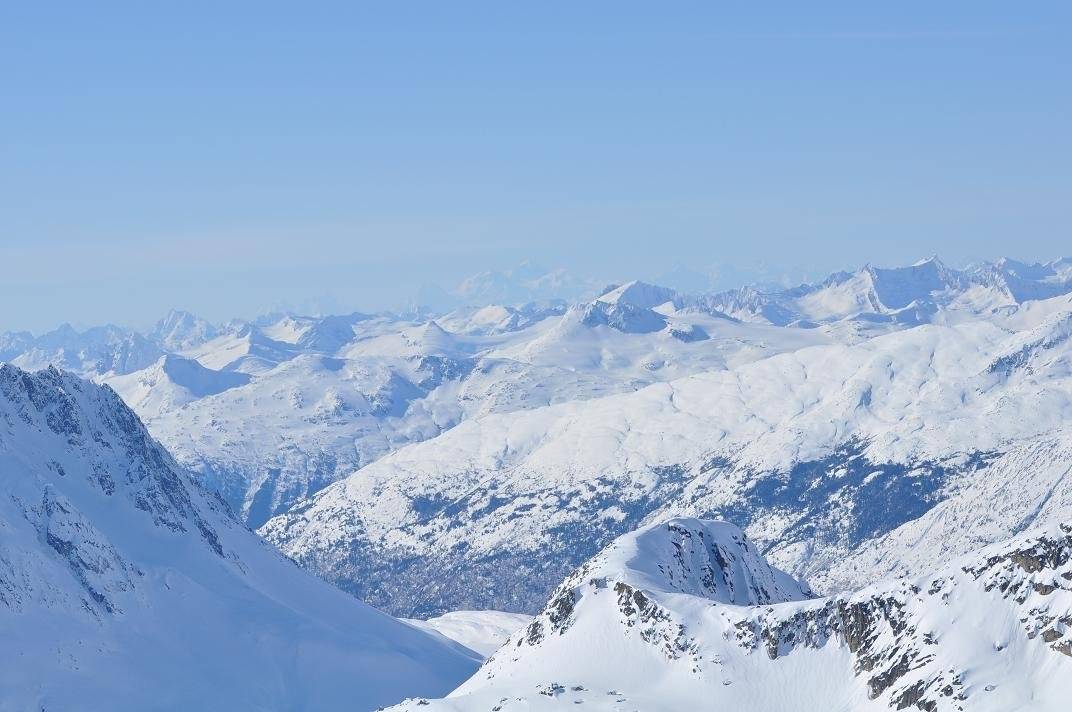 Mt Fairweather in the distance