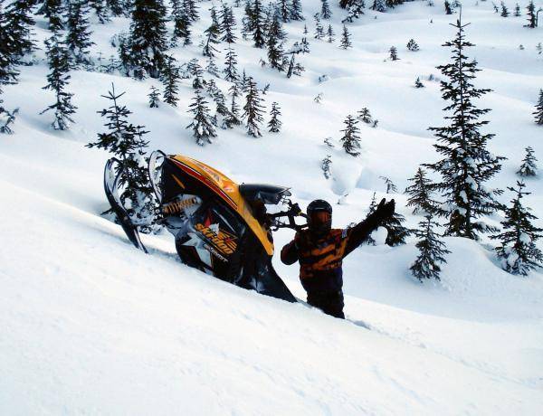 Mt. Washington, Vancouver Island
The old man planting his 04 REV