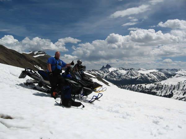 My buddy Cory and I livin it up in Cooke City June 21 in our t shirts.