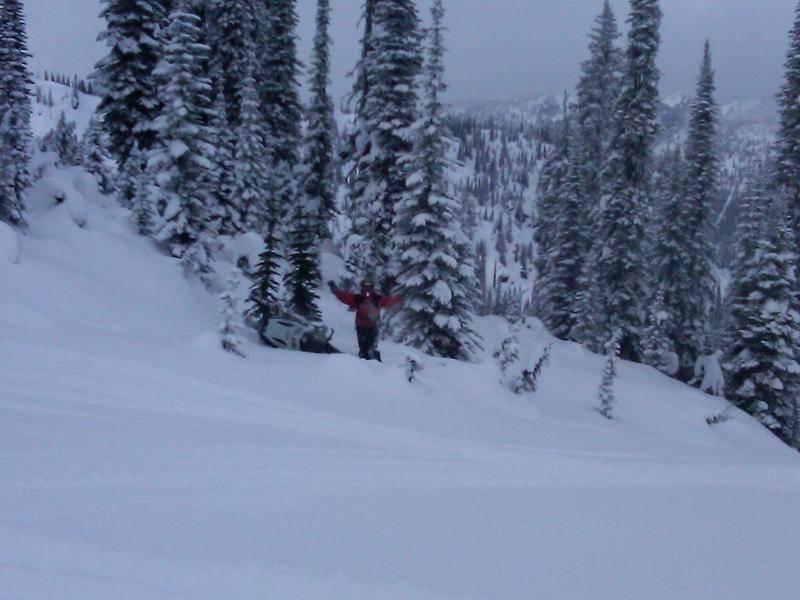 My buddy Josh learning how to park into small trees.