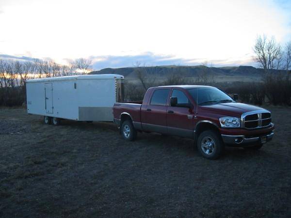 My dodge and trailer