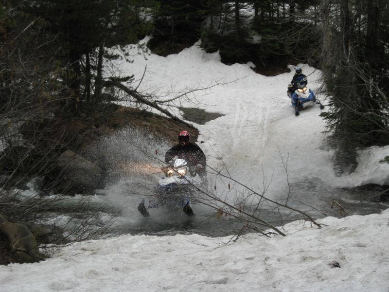 My first river crossing.