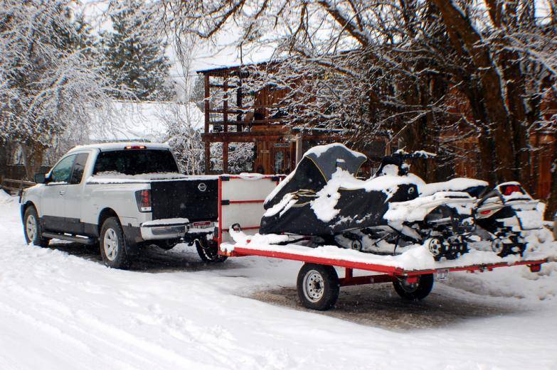 My garage visiting Idaho City, Idaho on Jan 31st on the way to Avalanche Training