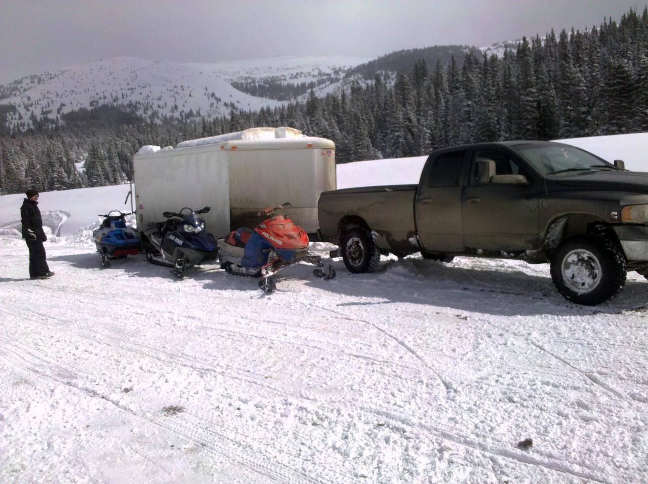 My set up at Vail Pass