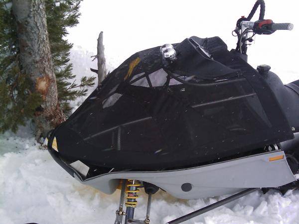 My Sled and a tree found each other