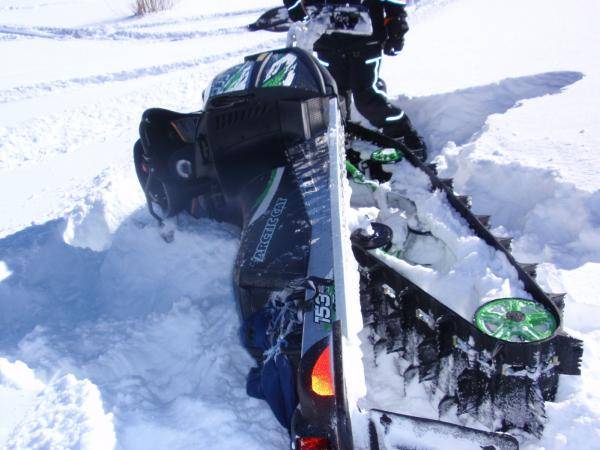 My wife's sled. Guess who had to get it out?
1/30/09