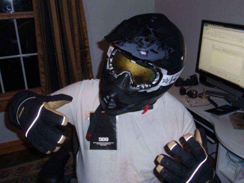 New 509 Helmet and Goggles