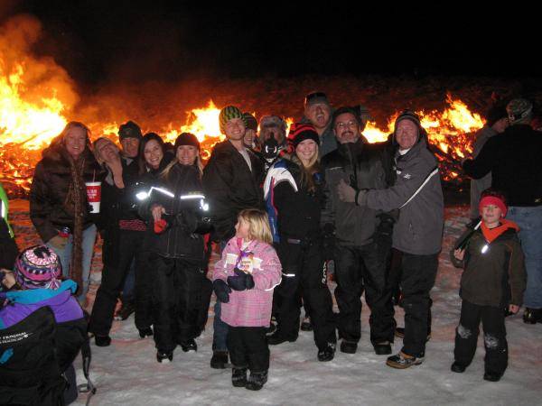 New Years fire with my family and friends:)