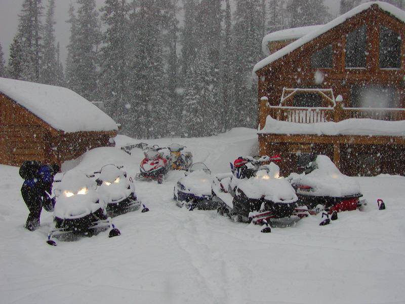 Nice storm Feb 07 getting ready to ride