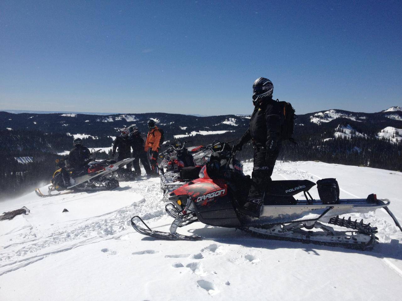 On top of the old fire lookout - Leon's peak