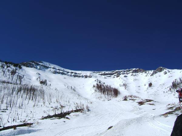 one bowl uover by Teton pass late in the spring