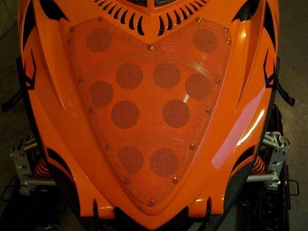 Orange hood vent on orange hood - $100