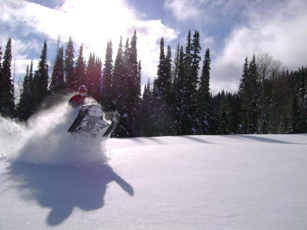 Out Caribou ripn some pow!!!