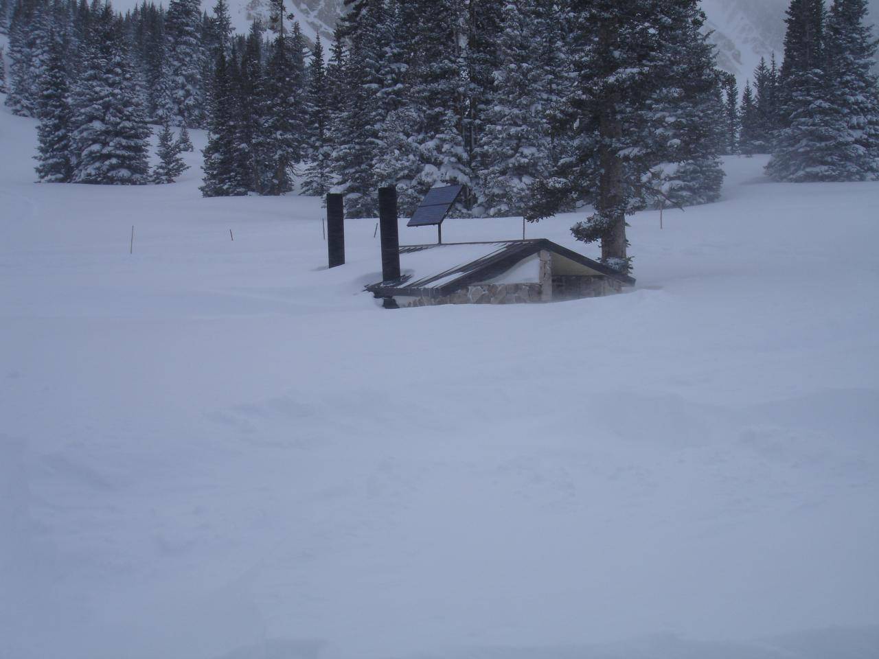 Out House by Lake Marie Feb. 19, 2009