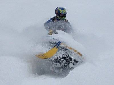 Playing in the powder