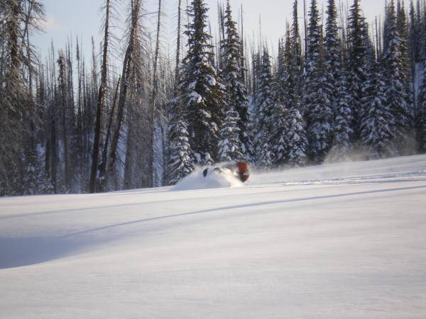 Playing in the powder