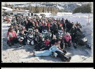 PRR Group photo 100+ riders What a turn out for the 2nd annual Snow Run. More next year!!!