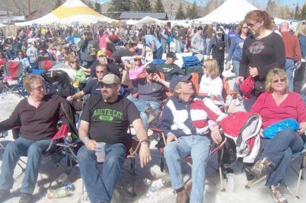 &quot;The On the Hill crowd&quot; at the Jackson Hill Climb