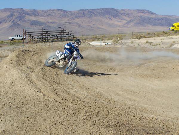 Railin' a berm