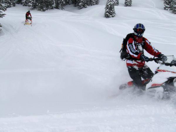 Randy Ripping up the snow