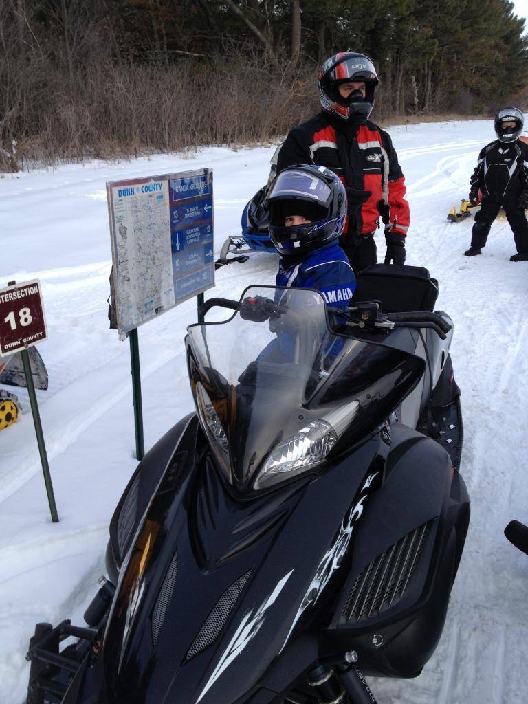 Riding in northern Wisconsin