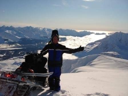 Rob with Ressurection Bay in the back ground