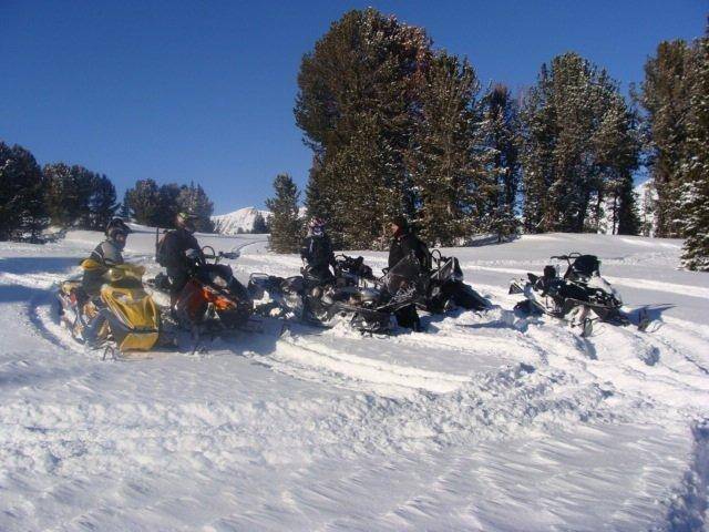 Round lake area in Cooke City.