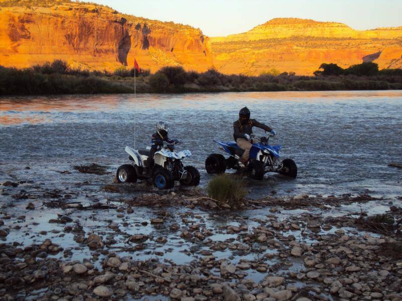 RYDERS' 1ST TRY AT THE RIVER