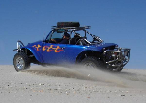 Sand running with the old 1915 big bore motor