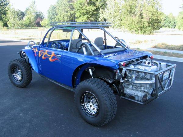 Shmo built baja. Full tube chassis, longtravel with a GM 2.2 Ecotec