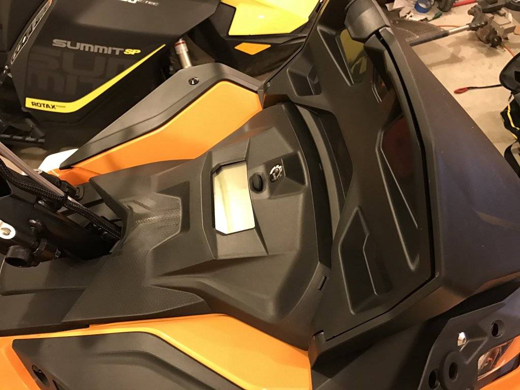 Ski-Doo 2017 Summit 850 Glove-box Extension Kit, Installation and Review for SnoWest.