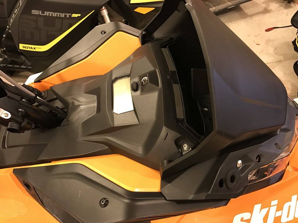 Ski-Doo 2017 Summit 850 Glove-box Extension Kit, Installation and Review for SnoWest.