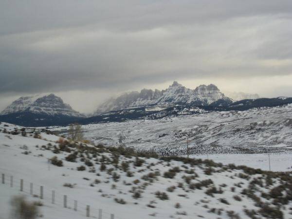 snow and mountains!