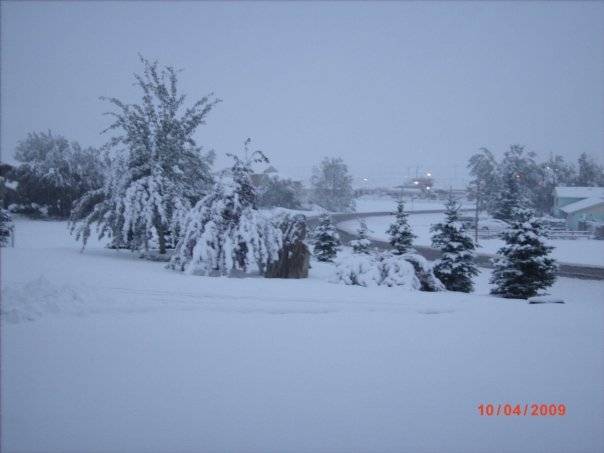 Snow in October