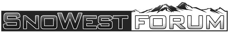 Snowest Forum Logo - Black and White