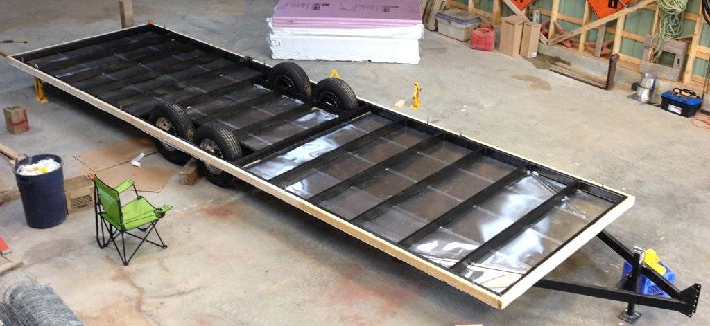 Snowmobile Trailer Floor insulation