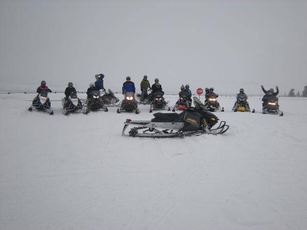 Snowmobiling