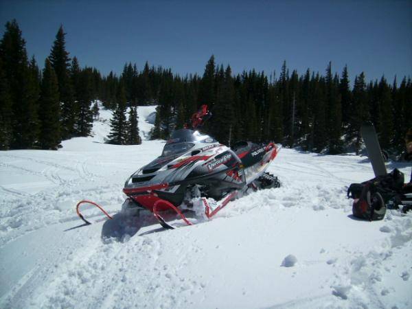 Snowy range last spring