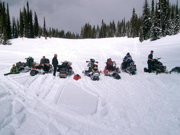 Soaking up the sun at Caribou Basin.