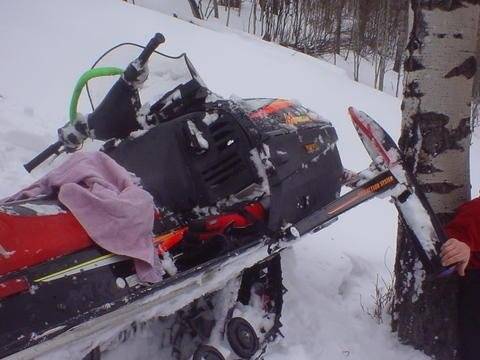 some old pics of rolling my sled down a hill