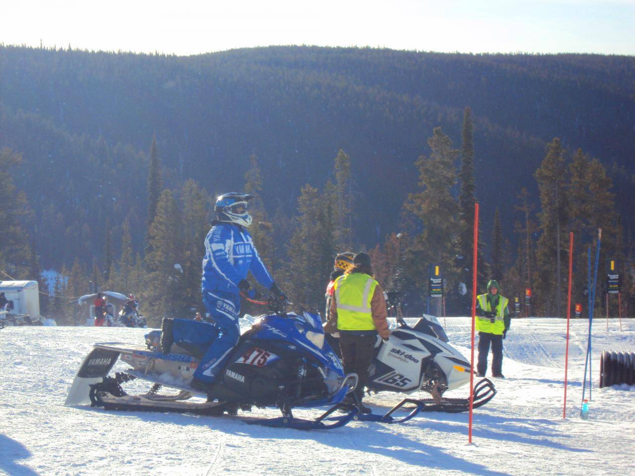 Starting line at Lost trail MT.