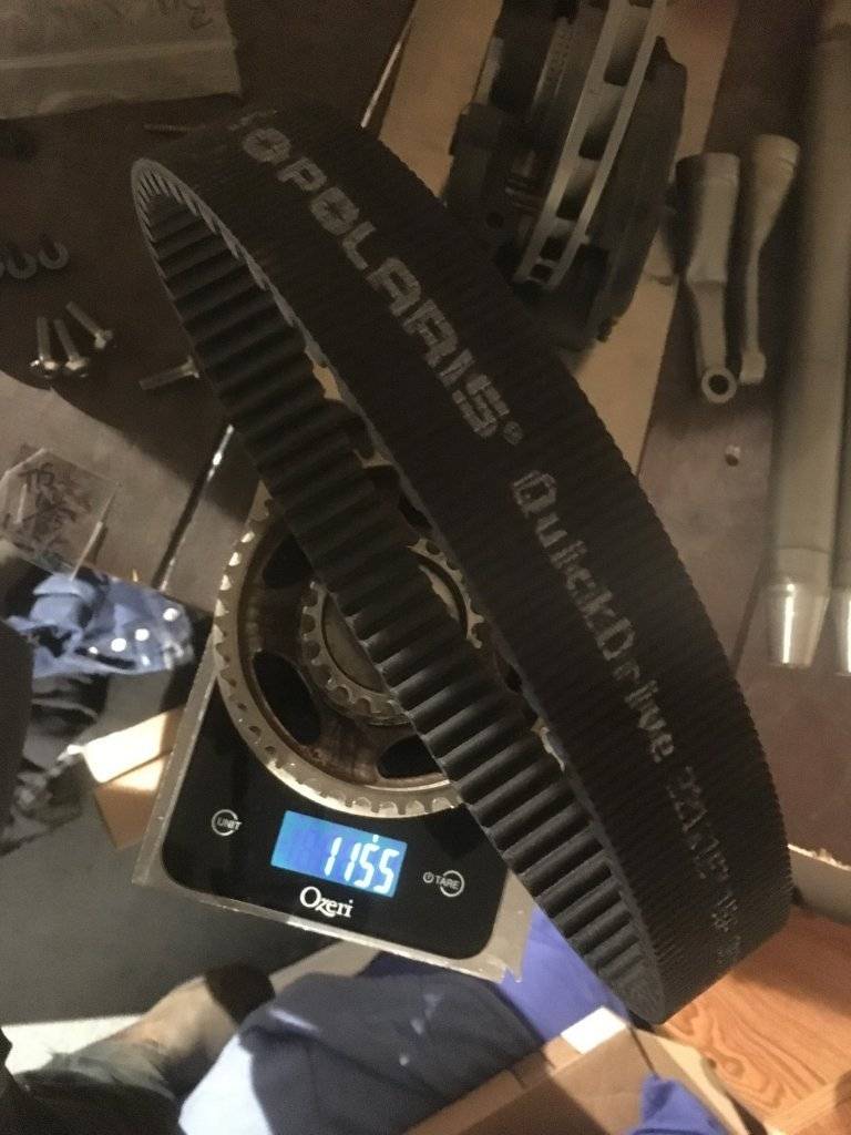 Stock PRO Ride QD weight; 1155 Grams