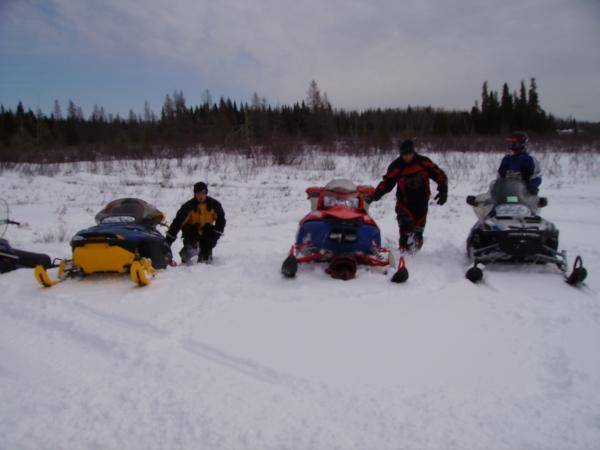 stuck in deep snow