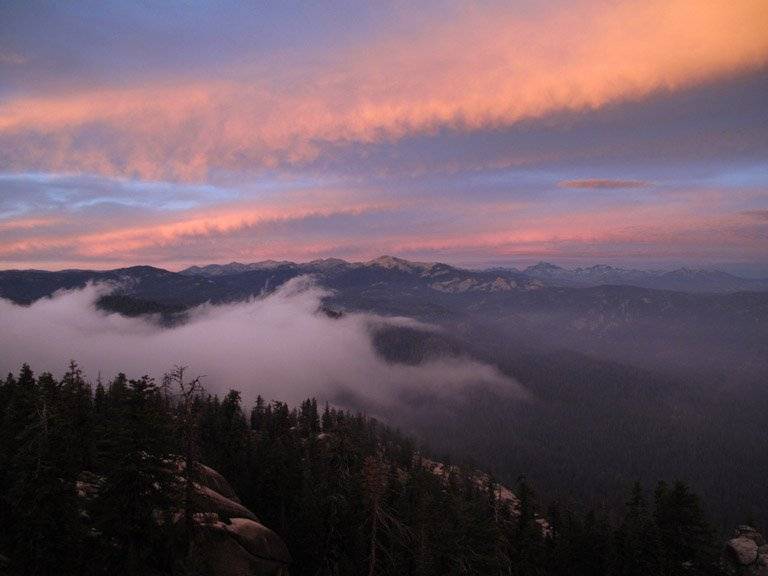 Sunset and clouds