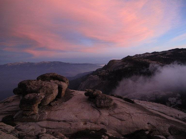 Sunset from Queens Throne Dome