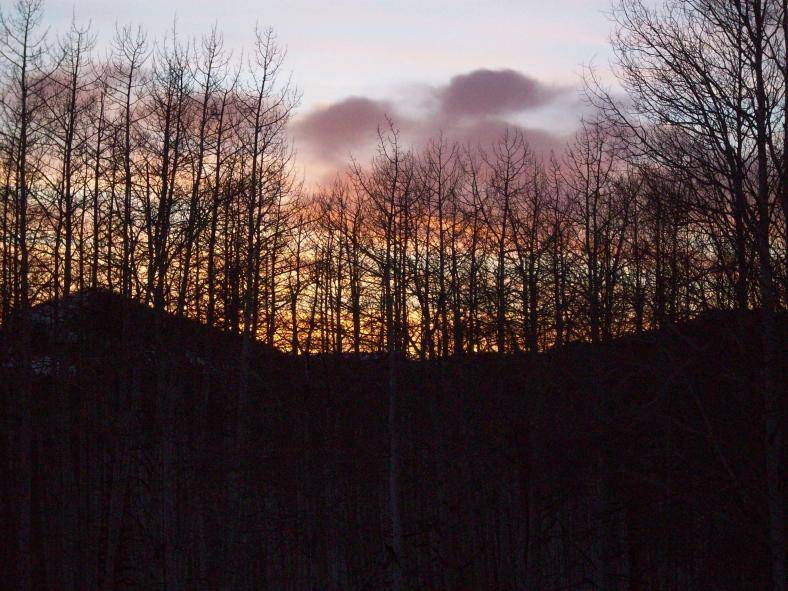 Sunset North of Hahn's Peak